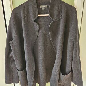 J. Crew Eloise Sweater Blazer Black Small S BA552 Holiday 2021 Office or Casual